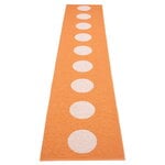 Pappelina Tappeto Vera Pop, 70 x 360 cm, arancione chiaro - rosa perla