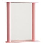 Wall mirrors, Pipeline mirror, small, pink, Pink