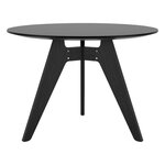 Poiat Tavolo da pranzo Lavitta, rotondo, 100 cm, nero