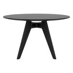 Ruokapöydät, Lavitta ruokapöytä, pyöreä, 120 cm, musta, Musta