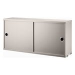 String Furniture String cabinet, 78 x 20 cm, beige