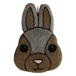 MUM's Bunny wall art, 25 x 28 cm, gold