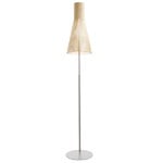 Floor lamps, Secto 4210 floor lamp, natural birch, Gray