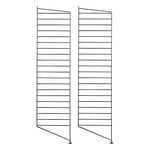 String Furniture String floor panel, 115 x 30 cm, 2-pack, black