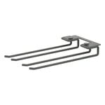 String Furniture String hanger rack 20 cm, 2-pack, dark grey