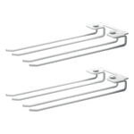 String Furniture String hanger rack 30 cm, 2-pack, white