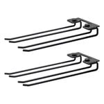 String Furniture String hanger rack 30 cm, 2-pack, black