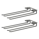 String Furniture String hanger rack 30 cm, 2-pack, dark grey