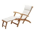 Cushions & throws, Barriere deck chair cushion, white, White