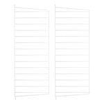 String Furniture String side panels 75 x 30 cm, 2-pack, white