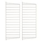 String Furniture String side panels 75 x 30 cm, 2-pack, beige