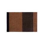 Altri tappeti, Tappeto Stripes Horizontal, 40x60cm, cognac - marrone s. - nero, Nero