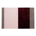 Tica Copenhagen Tappeto Stripes orizzontale, 60 x 90 cm, sabbia - bordeaux - rosa