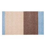 Tica Copenhagen Tappeto Stripes horizontal, 67 x 120 cm, blu - sabbia - avorio