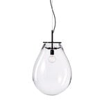 Bomma Tim pendant, medium, clear - black