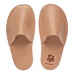 Accessories, Unikko leather slippers, Natural