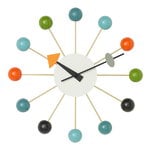 Väggklockor, Ball Clock, flerfärgad, Flerfärgad
