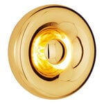 Wall lamps, Void Surface LED wall lamp, brass, Gold