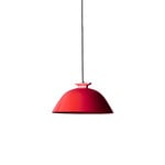 Pendant lamps, w103 Sempé s1 pendant, coral red, Red