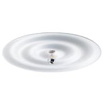 , w171 Alma wall and ceiling lamp, signal white, White