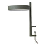 Desk lamps, w182 Pastille c1 clamp lamp, olive green, Green