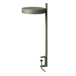 Desk lamps, w182 Pastille c2 clamp lamp, olive green, Green