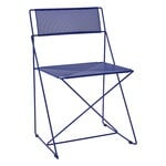 Dining chairs, X-Line chair, blue, Blue