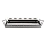 Alessi Tablett mit Griffen Recinto, 51,5 x 34,5 cm, Edelstahl, produktbild