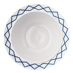 Alessi La Bella Tavola and My Beautiful China saladier, 29 cm, blanc - bleu, image produit