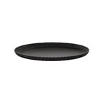 Alessi Pleats round tray,  23 cm, black, product image