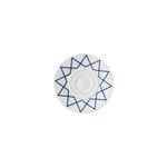 Alessi La Bella Tavola and My Beautiful China saucer for mocha cup, white - blue, product image