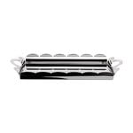 Alessi Serviertablett Recinto mit Griffen, 45 x 30 cm, Edelstahl, produktbild