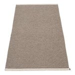 Pappelina Mono rug, 85 x 160 cm, dark mud