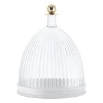 Kartell La Coupole serving dish, transparent - white, product image