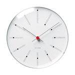 Arne Jacobsen Horloge murale AJ Bankers 29 cm, blanc