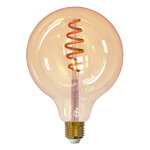 Airam Ampoule LED SmartHome WiFi G125 E27 5,5W 350lm 1800-3000K, ambre
