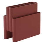 Kartell Magazine Rack, burgundy, view 1