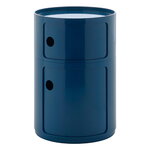 Kartell Componibili Big storage unit, 2 modules, blue, product image