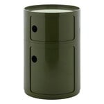 Kartell Componibili Big storage unit, 2 modules, green, product image