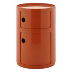 Kartell Componibili Big storage unit, 2 modules, orange, product image
