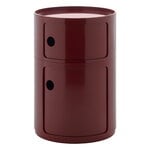 Kartell Componibili Big unité de rangement, 2 modules, bordeaux, image produit