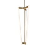 Michael Anastassiades Tube Chandelier riippuvalaisin, satiini messinki, tuotekuva