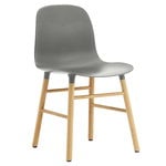 Normann Copenhagen Form chair, grey - oak