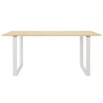 Muuto 70/70 table, 170 x 85 cm, solid oak - white