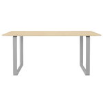 Muuto 70/70 pöytä, 170 x 85 cm, massiivitammi - harmaa