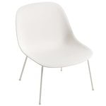 Muuto Fiber lounge chair, tube base, white