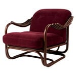 GUBI Fauteuil lounge Poltrona Tria, rotin foncé - Fustagno 006, image produit