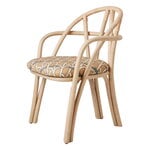 GUBI Sillón de comedor Bistra, ratán lacado natural - Reales Pattern 002, imagen del producto