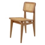 GUBI C-chair Outdoor, teak - HDPE cane, product image