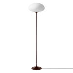 GUBI Stemlite floor lamp, 150 cm, black red - opal, product image